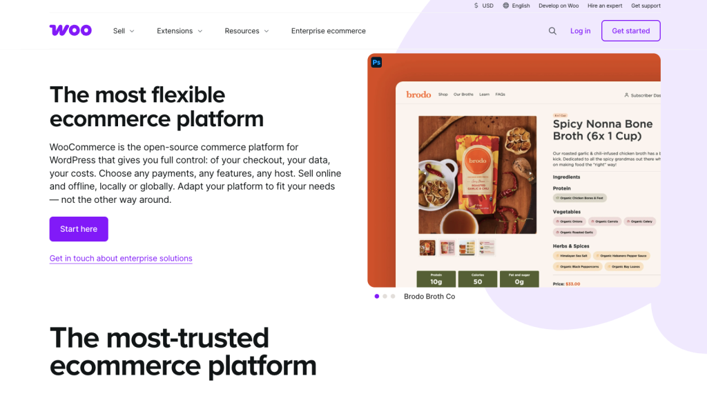 워드프레스 우커머스 쇼핑몰 화면