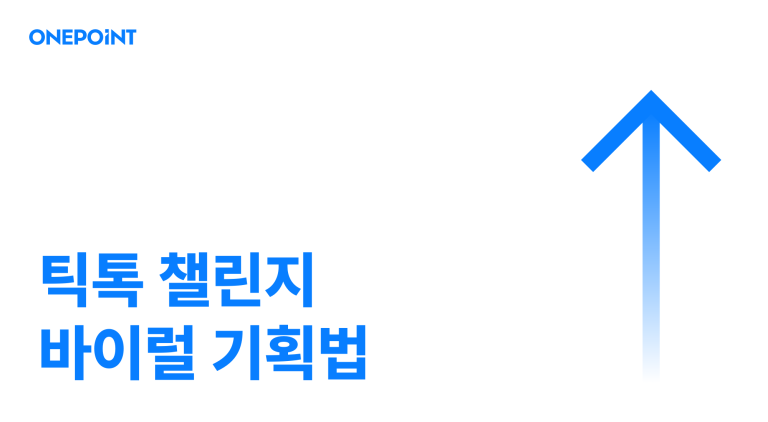 틱톡챌린지로 바이럴 만드는 기획 방법