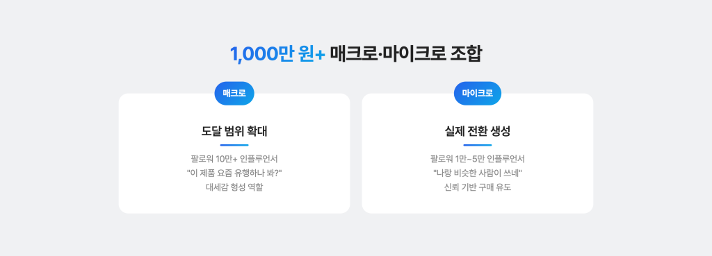 인플루언서 공구 비용 완전정복 : 계약 구조부터 예산별 전략까지 예산별 인플루언서 공구 비용 전략 : 1,000만원 이상일 때