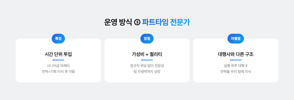 인플루언서 공구 비용 완전정복 : 계약 구조부터 예산별 전략까지 인플루언서 공구 운영 방식 3. 프리랜서 마케터와 협업하면 좋은점