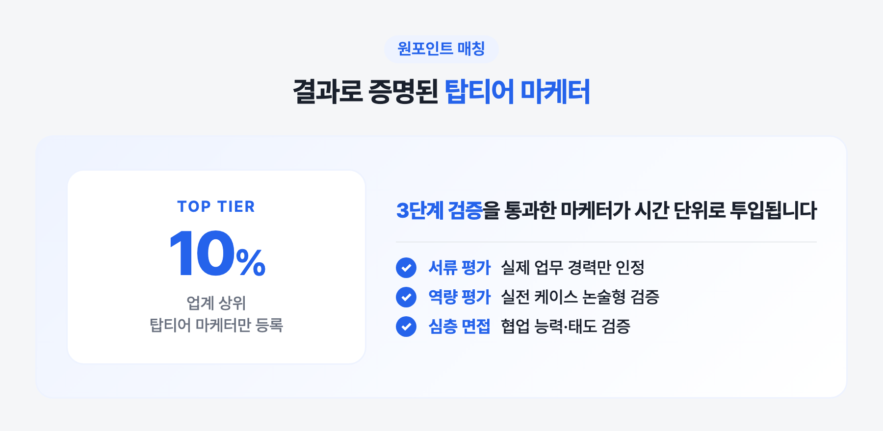 결과로 증명된 탑티어 마케터