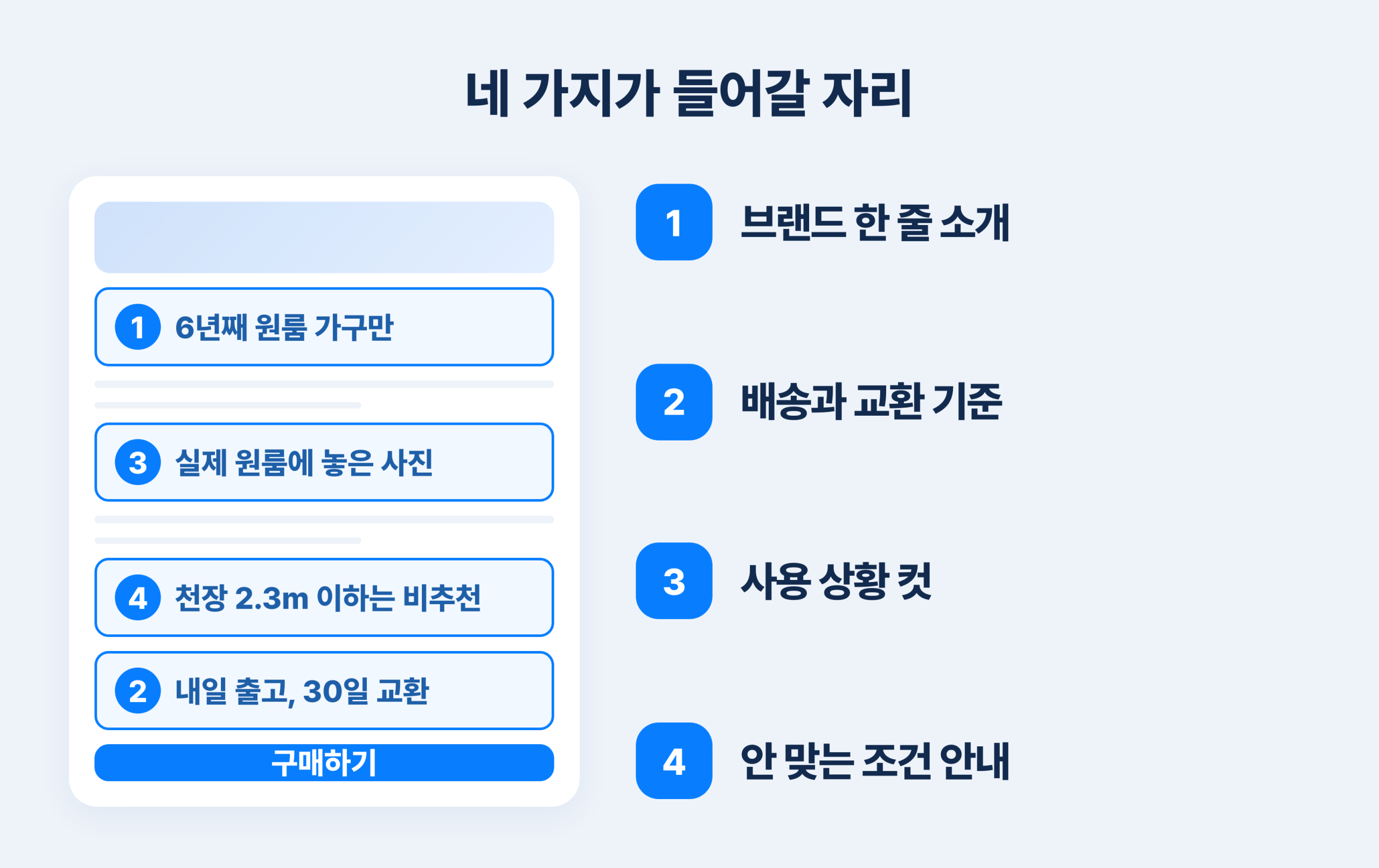 홈에만 두면 고객 중 절반이 지나치는 4가지 항목 관련 이미지
